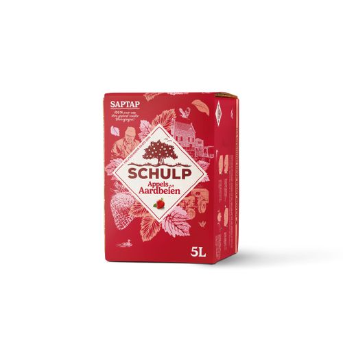 EF SCHULP SAPTAP APPEL-AARDBEISAP 5L