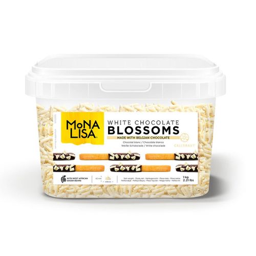 CHOCOLADE BLOSSOMS WIT 1KG CALLEBAUT
