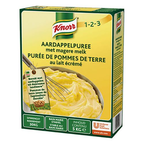 AARDAPPELPUREE MET MELK 5KG KNORR