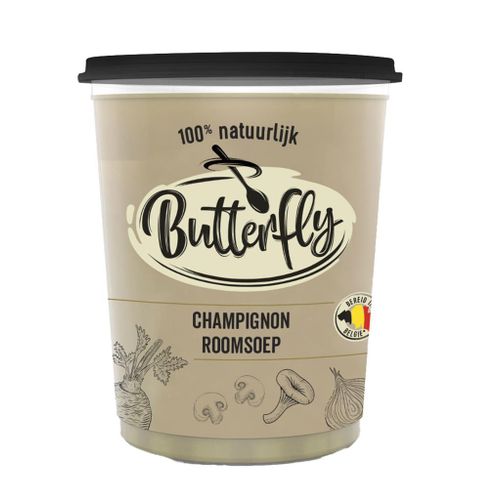 BOSCHAMPIGNONROOMSOEP 950ML BUTTERFLY