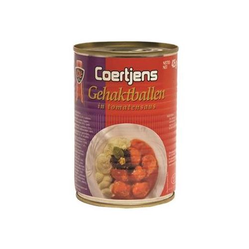 BALLETJES IN TOMATENSAUS 425G BLIK COERTJENS