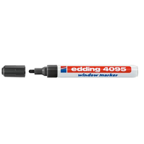 EDDING 4095 WINDOWMARKER ZWART SMAL 1 STIFT