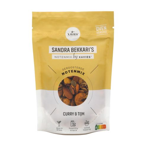 EF XAVIES SB NOTENMIX CURRY TIJM 125G  