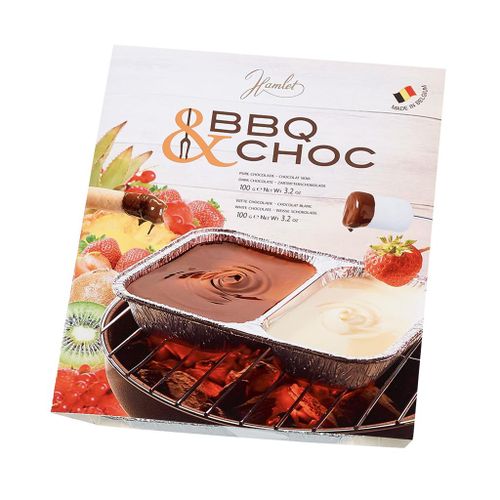 BBQ CHOCOLADE PUUR/WIT 200G