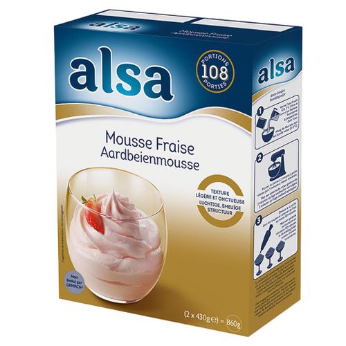 ALSA MOUSSE AARDBEIEN 860G