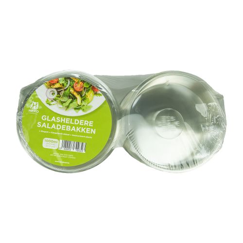 EF GLASHELDERE BAK 1000ML EN DEKSEL 32ST 