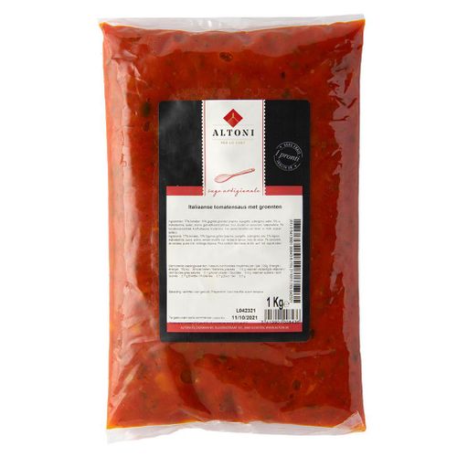 ALTONI ITALIAANSE TOMATENSAUS MET GROENTEN 1KG