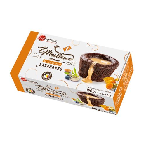 BELDESSERT MOELLEUX MET GEZOUTEN CARAMEL 12X90G
