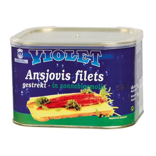 ANSJOVIS GESTREKT 800G VIOLET