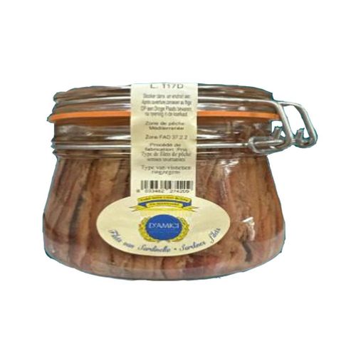 ANSJOVIS FILET IN OLIO 580G D'AMICI